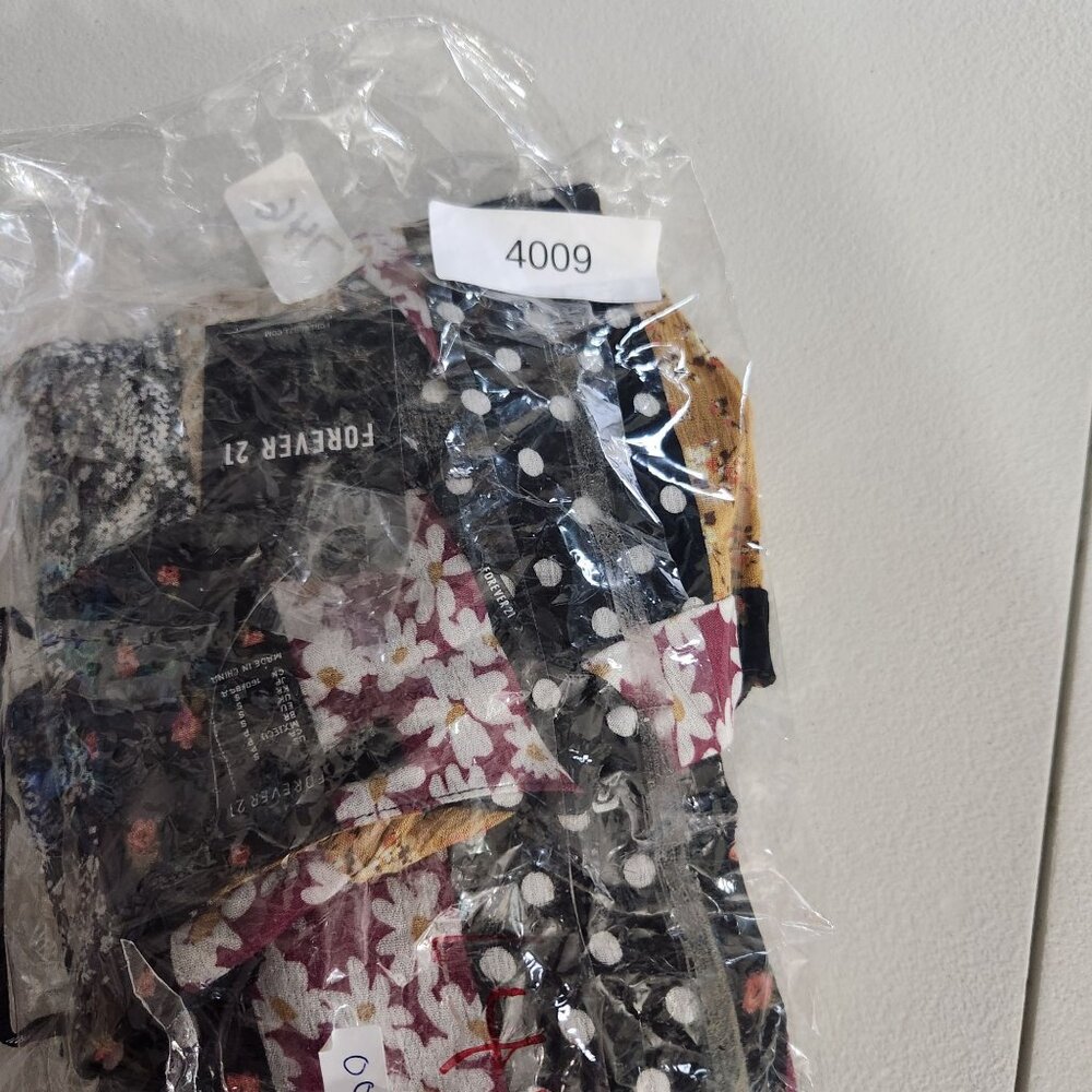 Colorful Forever 21 Dress long Small Patchwork Polka Dots & Florals Cottagecore - Picture 13 of 13